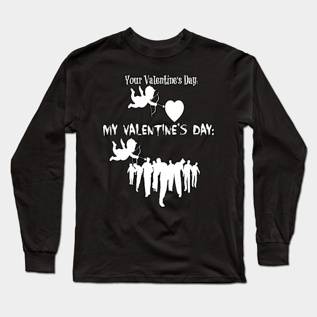 Walking Dead Funny Your February My February Mid Season Premiere Celebration Rick Daryl Carol Michonne Long Sleeve T-Shirt by CozyTeesBuffalo